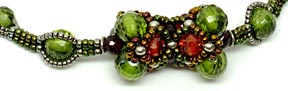 Bustier Beaded Bead Necklace Class B&B 2012