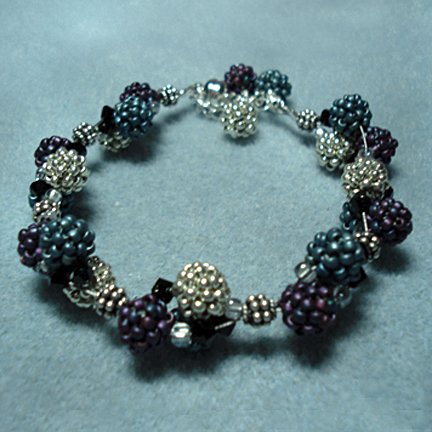 beaded bracelet instructions. Bunches of Beads Bracelet