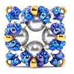 Ionic Polyhedra Beaded Beads