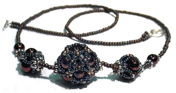Octahedral Cluster Necklace