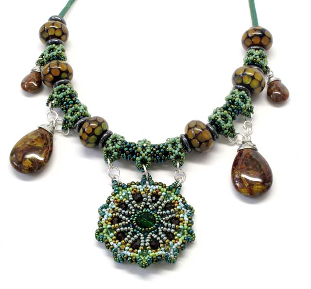 Earthy Mandala Necklace