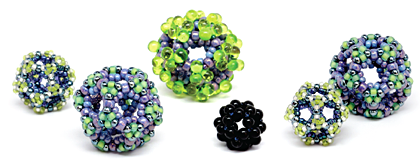 Infinity Dodecahedron Beaded Beads